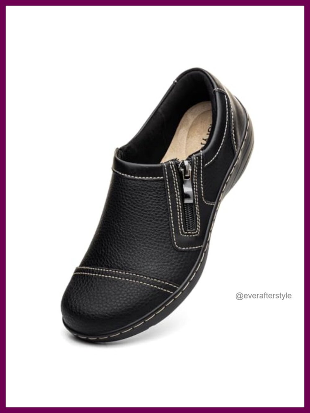 Leather Loafers Slip On Dress Shoes Business Casual Comfort Flats